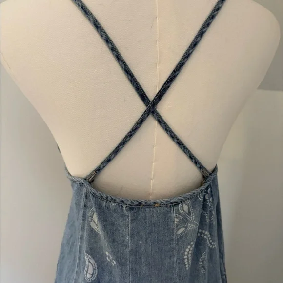 Free People EUC versatile denim maxi dress - Picture 2 of 8